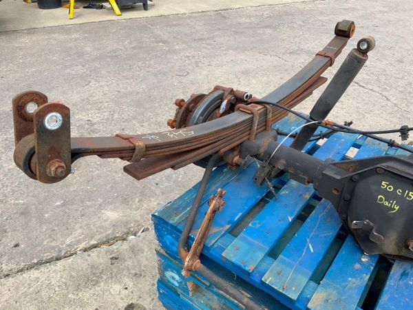 2013 IVECO DAILY TWIN WHEEL AXLE ASSEMBLY. 359591887