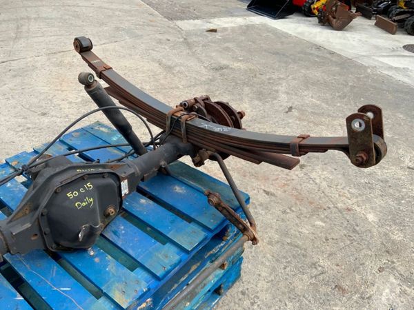 2013 IVECO DAILY TWIN WHEEL AXLE ASSEMBLY. 359591883
