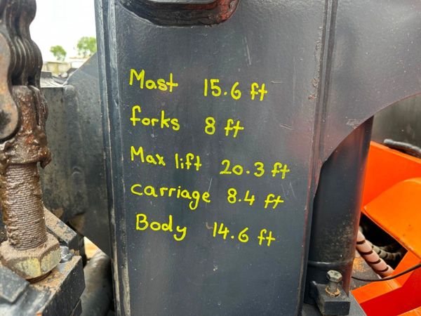 2014 DOOSAN 11 TON FORKLIFT .... 5,455 HOURS 359612586