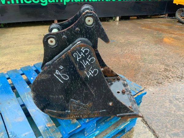 UNUSED 18" RHINOX BUCKET......45mm PINS.....206w. 359858368