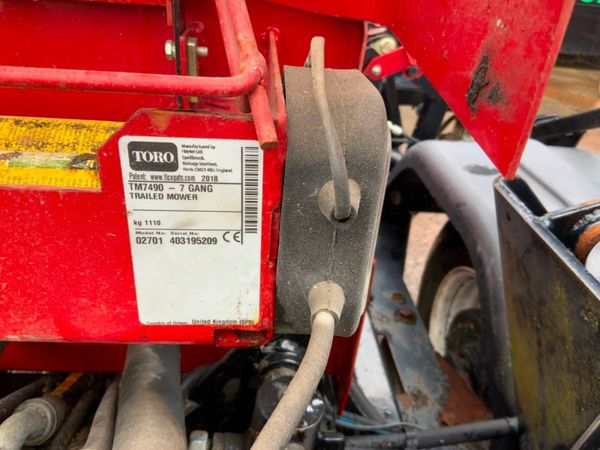 2018 TORO tn 7490 FINISHING MOWER......16ft WIDE. 350546876