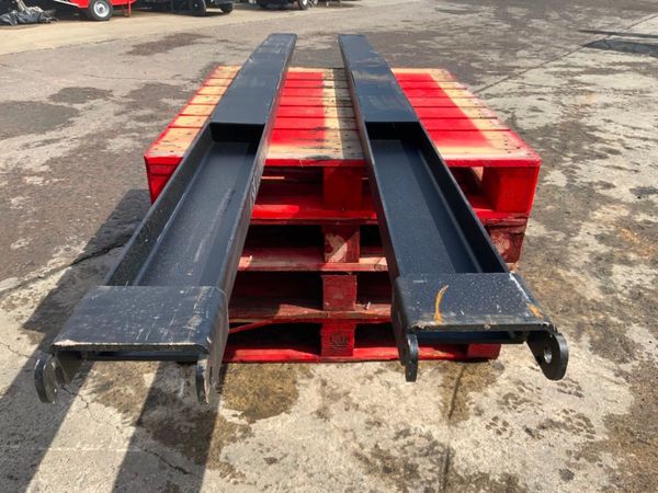 UNUSED 10ft FORK EXTENSIONS....3tonne.......656j. 350828790