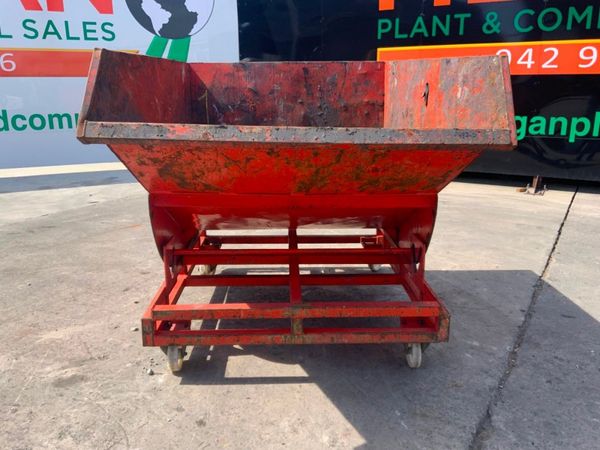 FORKLIFT SELF TIPPING TROLLEY SKIP.......21v. 352167088