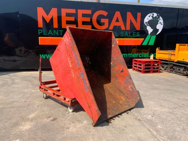 FORKLIFT SELF TIPPING TROLLEY SKIP.......21v. 352167102