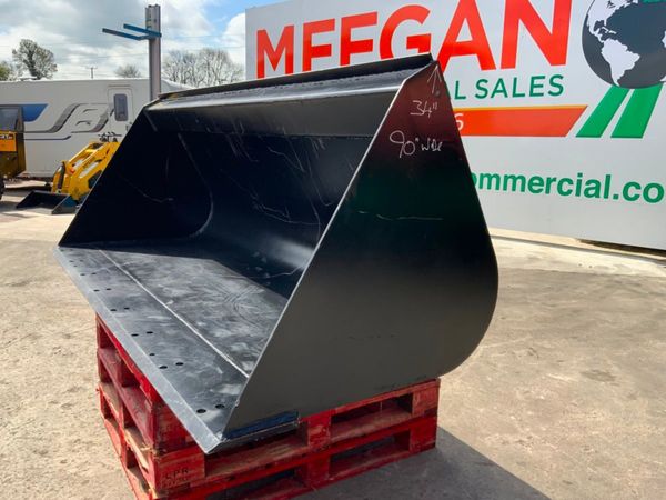 90" STRICKLAND MANITOU LOADER BUCKET....2027. 352493155