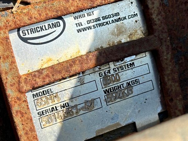13 TON STRICKLAND BUCKET ...65mm .....48"....156w 364239979
