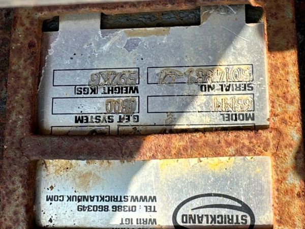 13 TON STRICKLAND BUCKET ...65mm .....48"....156w 364239980
