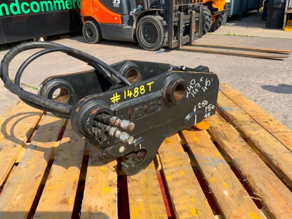 JCB HYDRAULIC QUICK HITCH....45mm PINS...1487t. 364338117