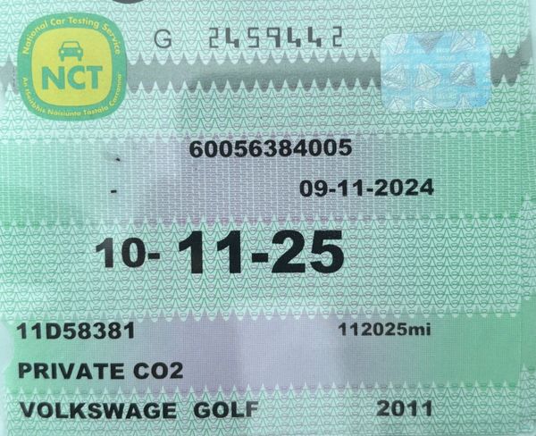 2011 Volkswagen Golf 1.6 TDI Nct 11/25 364390750