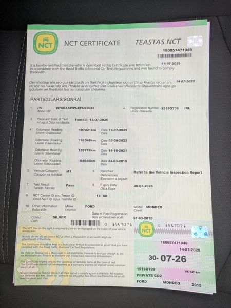 Ford Mondeo Zetec 1.6TDCi 115PS NEW NCT 364422727