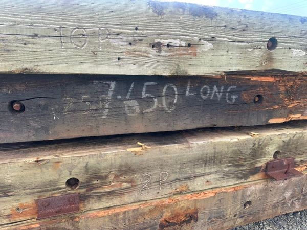 GREENHEART PILING TIMBER , MARINE WOOD. 364564491