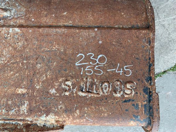 60" RHINOX GRADING BUCKET...45mm PINS.....170wa. 364783751