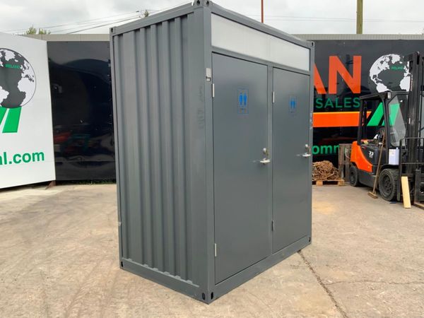 UNUSED DOUBLE CUBICLE TOILET POD.......1045m. 365109060