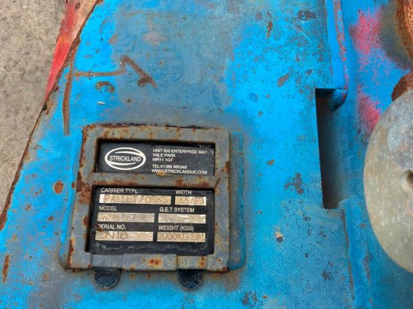 STRICKLAND PALLET FORKS....65mm / 80mm....1329t. 365101765