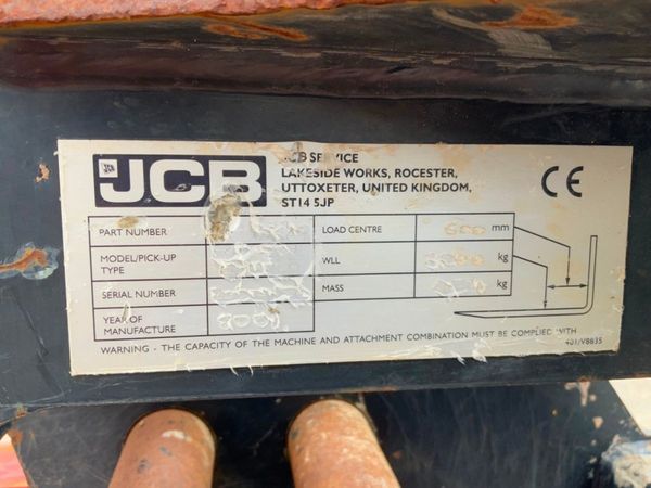 2021 JCB PALLET FORKS......65mm / 80mm.......1326 365102473