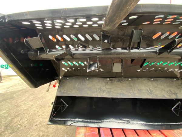 SKID STEER STONE RAKE / COLLECTOR BOX....1240. 365188388