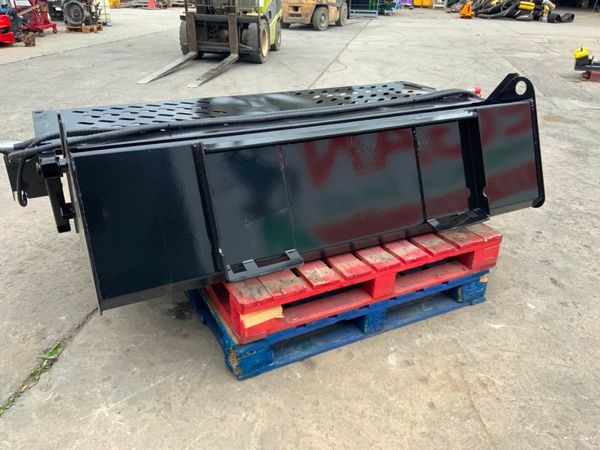 SKID STEER STONE RAKE / COLLECTOR BOX....1240. 365188395