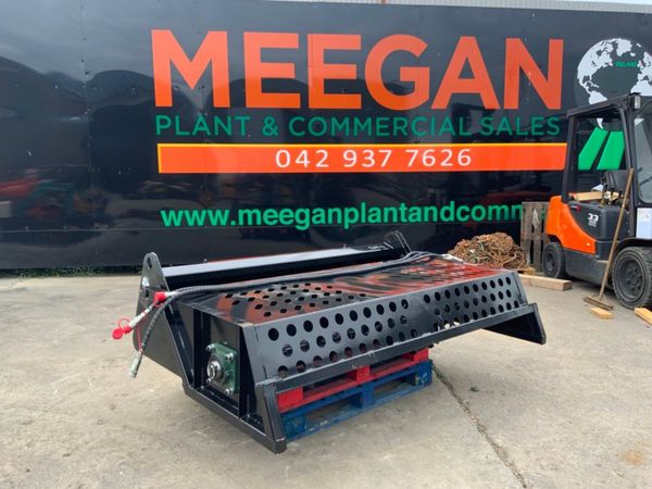 SKID STEER STONE RAKE / COLLECTOR BOX....1240. 365188390