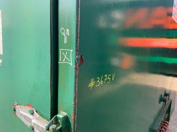 12ft x 8ft CHEMICAL STORAGE CONTAINER.......3675v 365379425