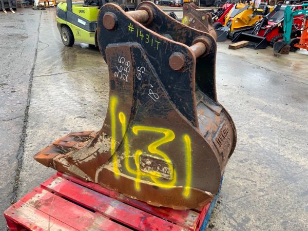 18" HILL DIGGING BUCKET....65mm PINS......1431t. 365649937