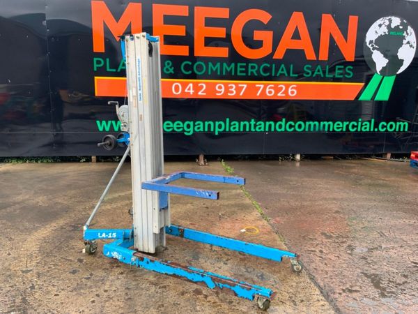 2015 GENIE SLA 15 MATERIAL LIFT / HOIST.......904 365653357