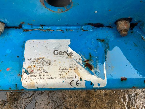 2015 GENIE SLA 15 MATERIAL LIFT / HOIST.......904 365653362
