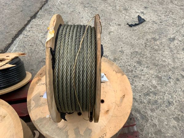 UNUSED WIRE ROPE......13mm / 16mm. x 60mts. 366073118