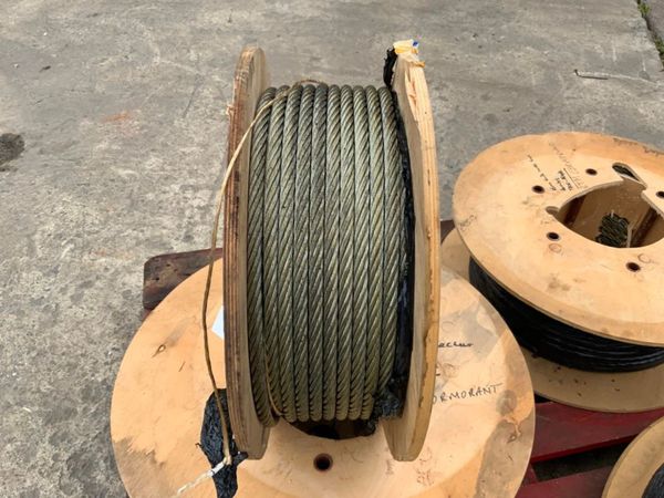 UNUSED WIRE ROPE......13mm / 16mm. x 60mts. 366073112