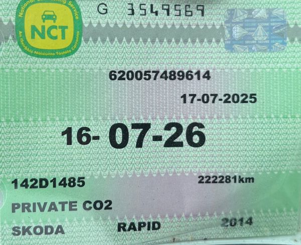 2014 Skoda Rapid 1.6 TDI Ambition Nct 07/26 366181180