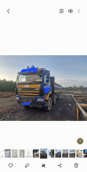 daf 85 cf tipper 366214928