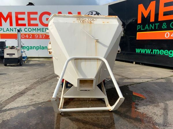 1500lts SECATOL CONCRETE POURING SKIP......1624 366242561