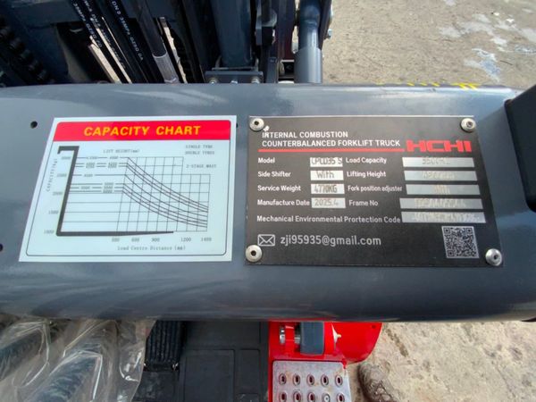 UNUSED HCHI 35s FORKLIFT TRUCK..3.5 TONNE. 1146 366341187