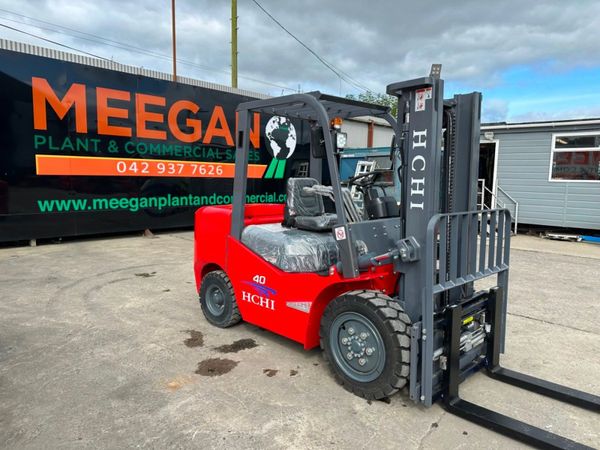 NEW HCHI 4 TON  FORKLIFT with fork positioner 366343946