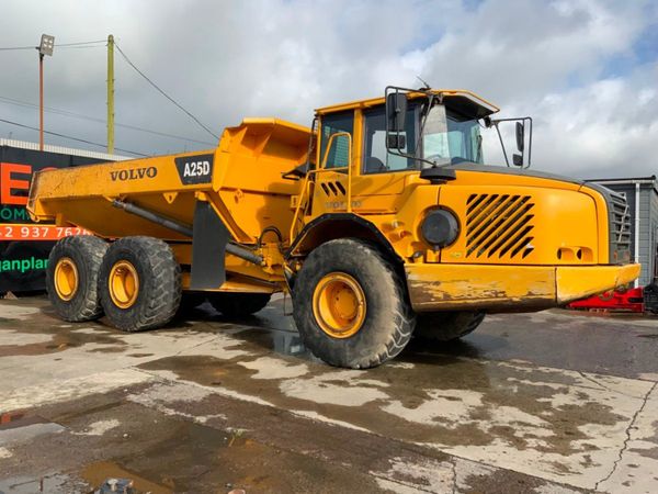 2002 VOLVO A25d SITE DUMP TRUCK.....a25 367348609