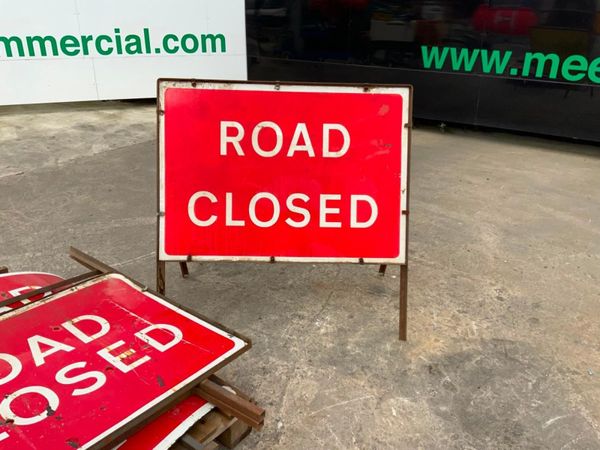 FOLDING ROAD SIGNS.....ASSORTED SIGNAGE. 367447756