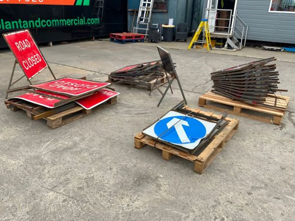 FOLDING ROAD SIGNS.....ASSORTED SIGNAGE. 367447753