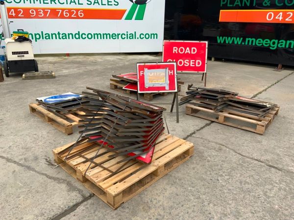 FOLDING ROAD SIGNS.....ASSORTED SIGNAGE. 367447760