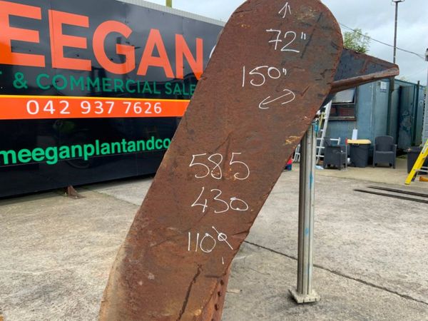 150" WIDE GRADING BLADE...110mm PINS......4266. 367474240