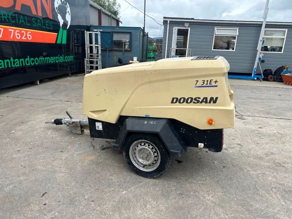 2018 DOOSAN 105 CFM ROAD AIR COMPRESSOR 367752305