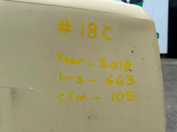 2018 DOOSAN 105 CFM ROAD AIR COMPRESSOR 367752302