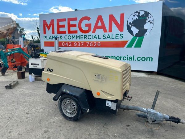 2018 DOOSAN 105 CFM ROAD AIR COMPRESSOR 367767084