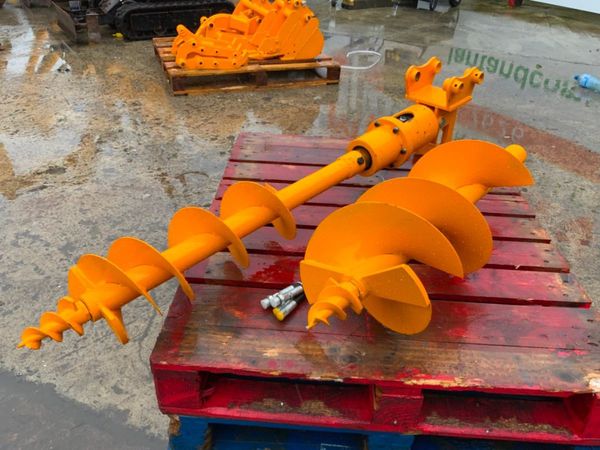 8" / 12" HYDRAULIC AUGER DRIVE..1.5 MINI DIGGER.. 368659709