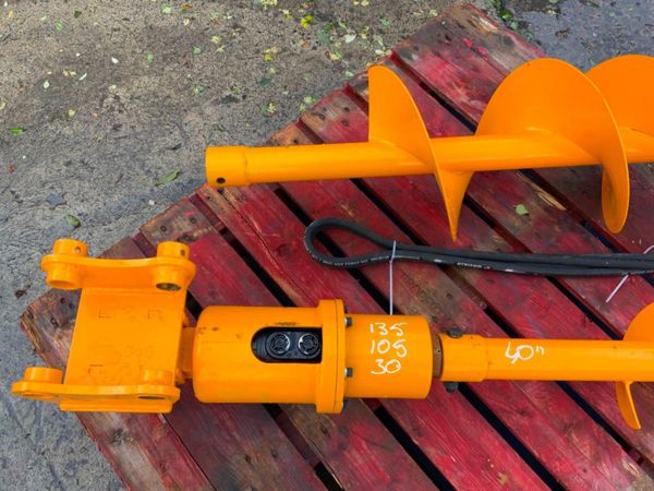 8" / 12" HYDRAULIC AUGER DRIVE..1.5 MINI DIGGER.. 368667719