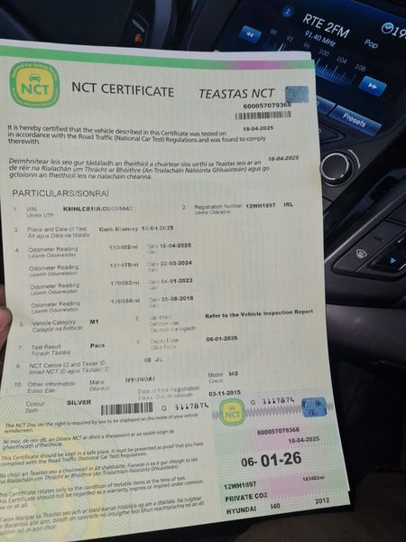 2012 Hyundai i40 1.7crdi Nct01/26 Read ad 369127611