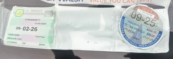 2014 HYUNDAI I30 ESTATE LOW KMS 369180400