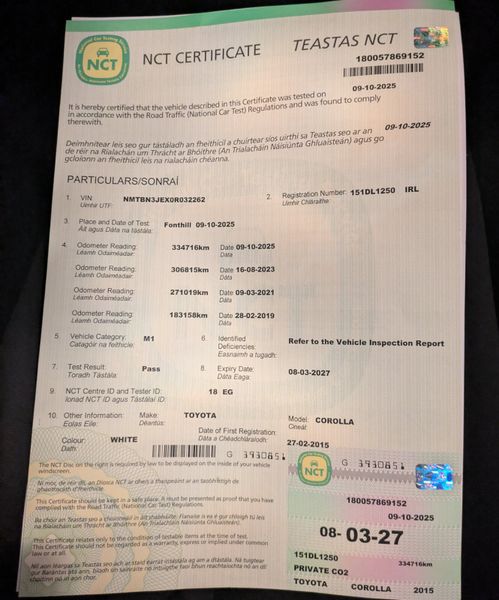 Toyota Corolla D4D LUNA NEW NCT 03/27 369209454