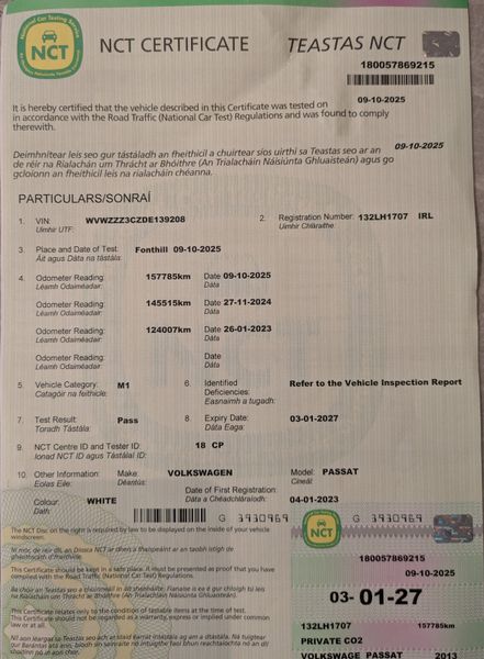 VOLKSWAGEN PASSAT TRENDLINE/ AUTO/NEW NCT 01/27 369211351