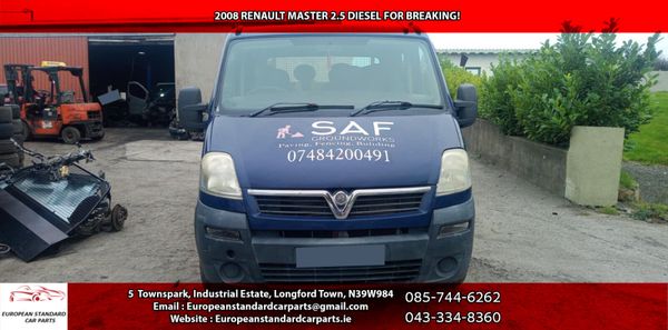 2008 RENAULT MASTER 2.5 DIESEL FOR BREAKING! 369318394