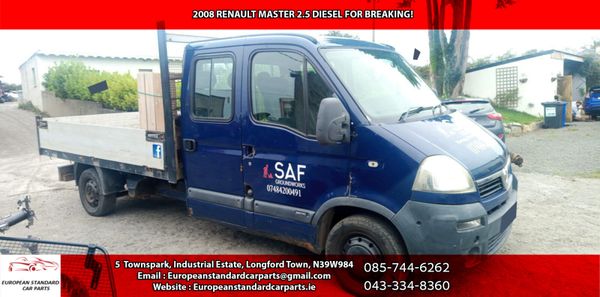 2008 RENAULT MASTER 2.5 DIESEL FOR BREAKING! 369318395