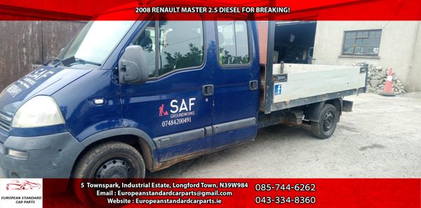 2008 RENAULT MASTER 2.5 DIESEL FOR BREAKING! 369318396